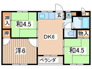 ハイツタカヨシの物件間取画像